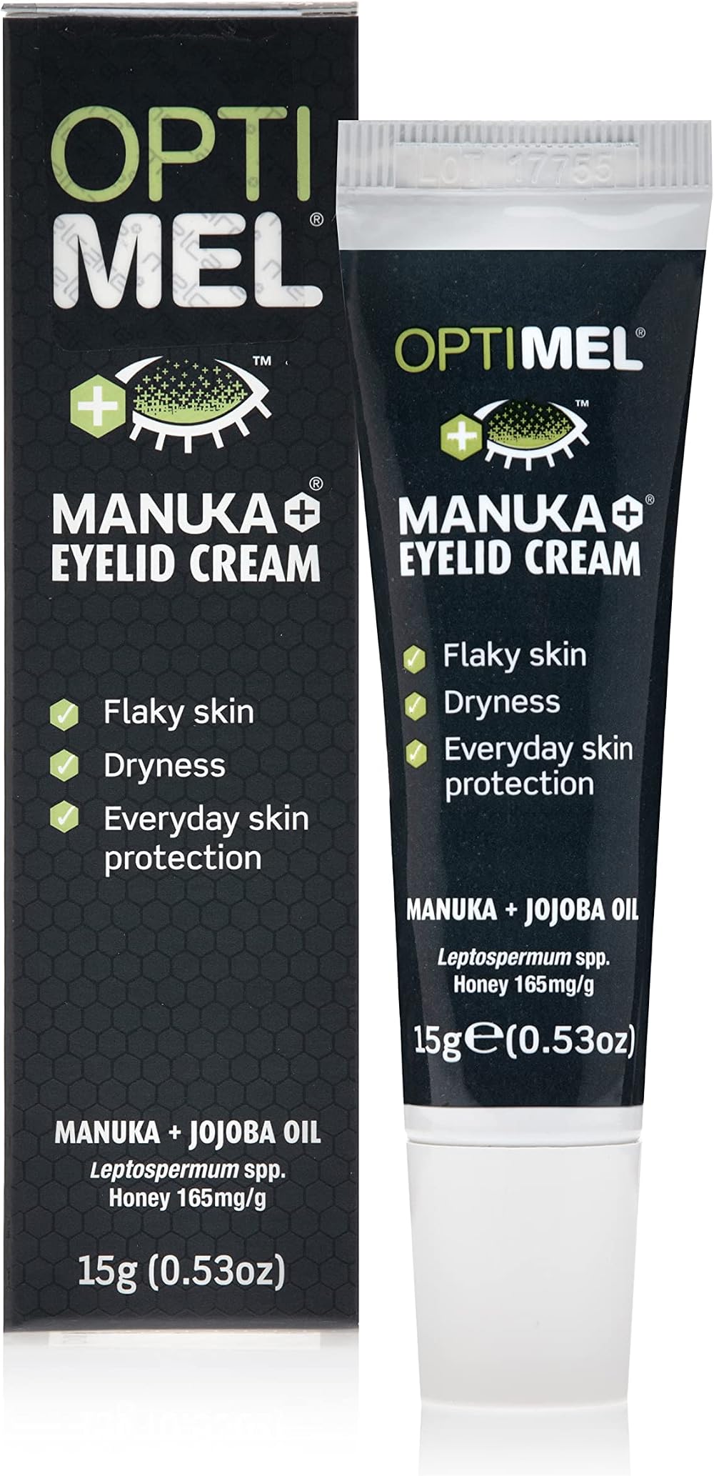 Optimel Manuka Honey Eyelid Cream 15g Dry Itchy Flaky Skin Face Eczema Relief