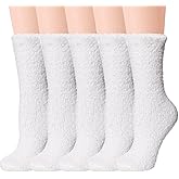 Ginmewrae Fuzzy Socks for Women, Valentines Day Gifts for Her Warm Cozy Fluffy Thick Slipper Socks Galentines Day Gifts