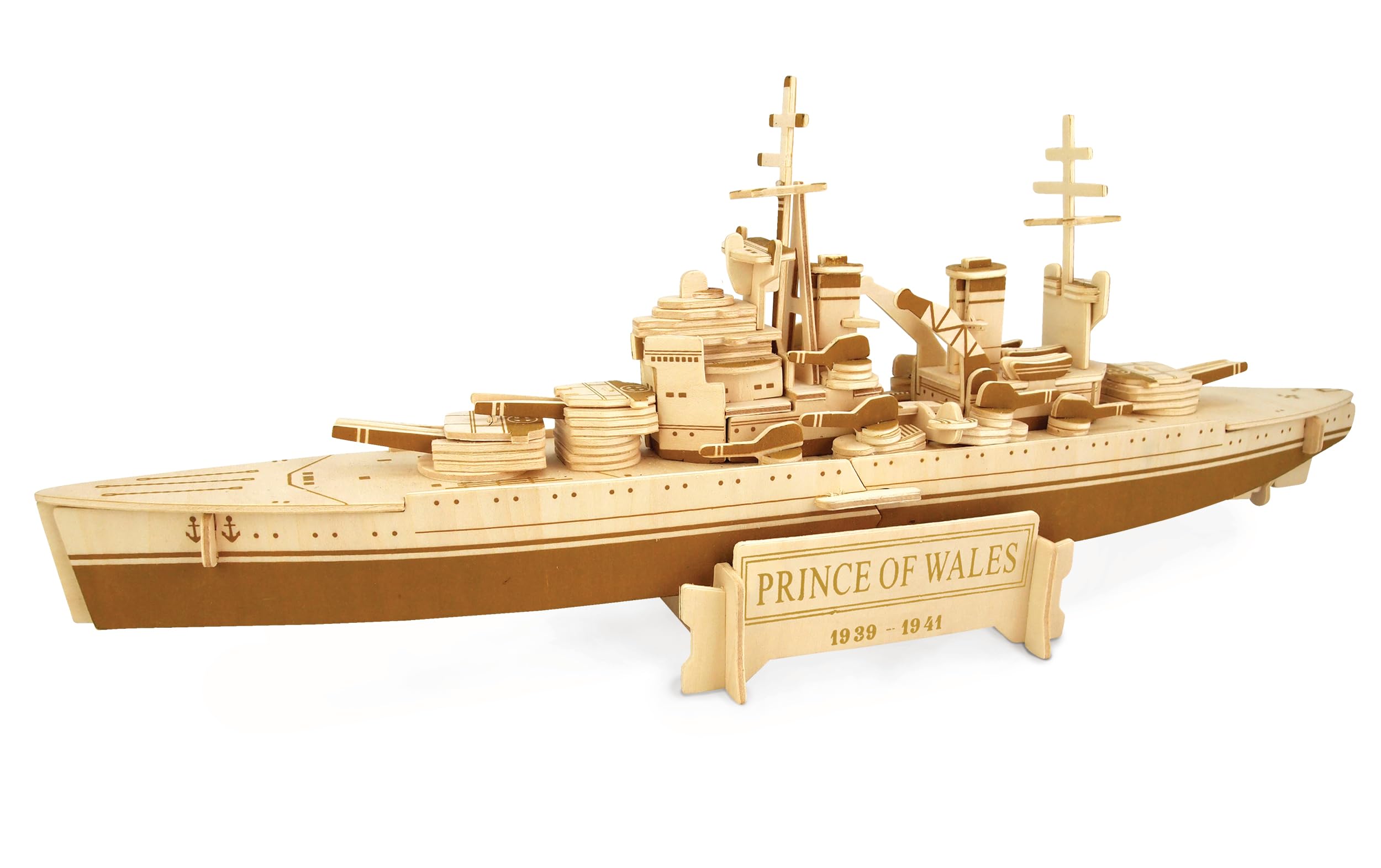 Quay HMS Prince of Wales Woodcraft Construction Kit FSC