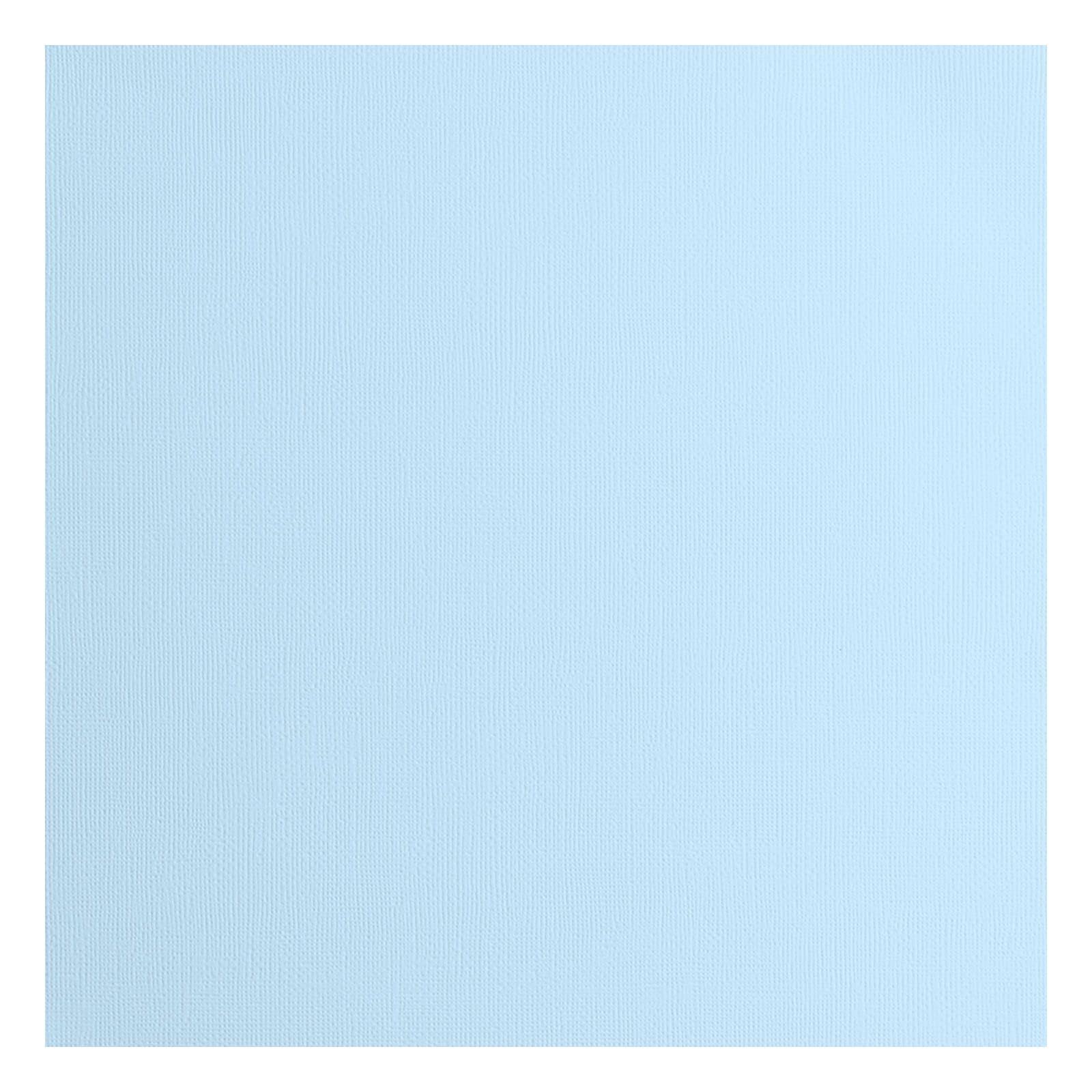 Florence Cardstock Textured - Coloured Card Making Supplies 12 x 12 inch - Blue - 20 Sheets - Coloured Paper for Scrapbooking, Card Making, Die Cutting and Paper Crafts - 216 gsm - Glacier