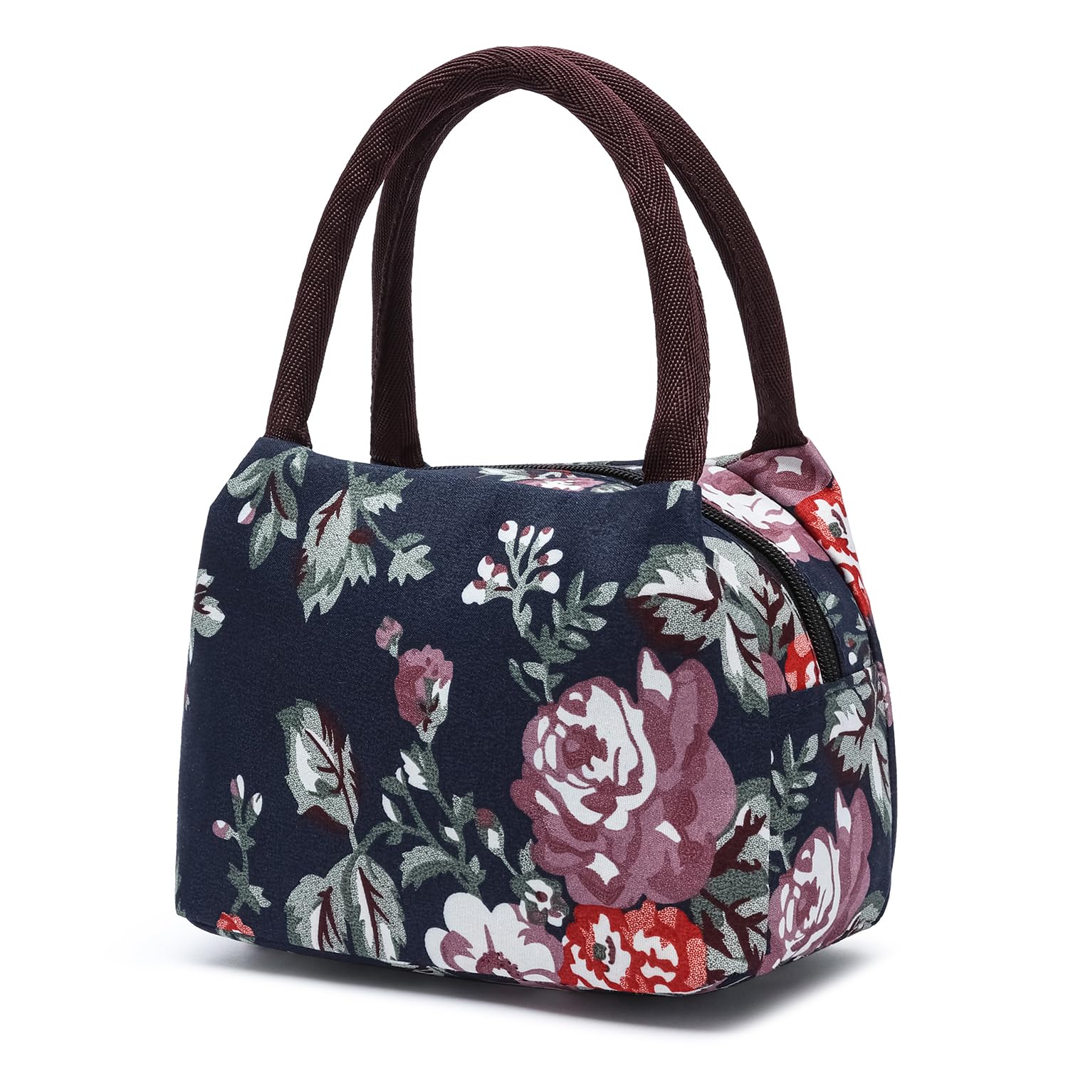 Photo 1 of ***THIS ITEM IS SMALLER THAN ONE SHOWN IN  PHOTOS***Modoker Small Bag Leak-Proof Eco-Friendly Reusable Tote for Work and Picnic,Lunch Box Container for Adults (Portable Design),Floral