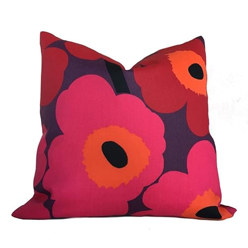 Amazon Com Marimekko Red Pink Purple Poppy Flower Pieni Unikko