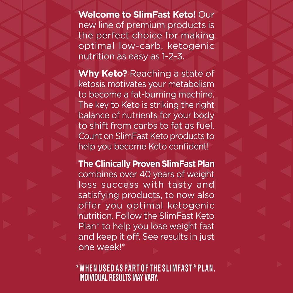SlimFast Keto Ketone Test Strips -100 Count Box - Pantry Friendly: Health & Personal Care
