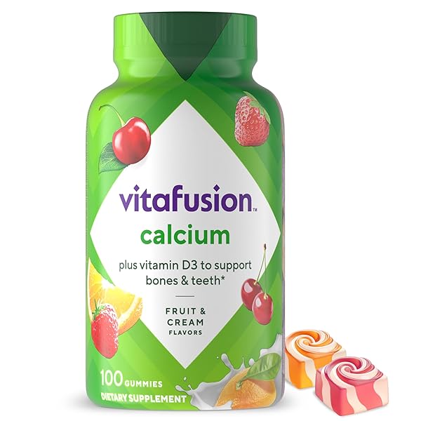 VITAFUSION CHEWABLE CALCIUM GUMMY VITAMINS FOR BONE AND...