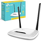 TP-Link N300 Wireless Extender, Wi-Fi Router (TL-WR841N) - 2 x 5dBi High Power Antennas, Supports Access Point, WISP, Up to 3