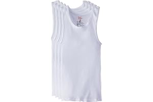 Hanes Boys' 5 Pack Ultimate ComfortSoft Tank