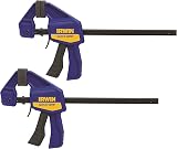 IRWIN Quick-Grip 150mm Mini Clamp 2 Pack T5462EL7 Multi view 1