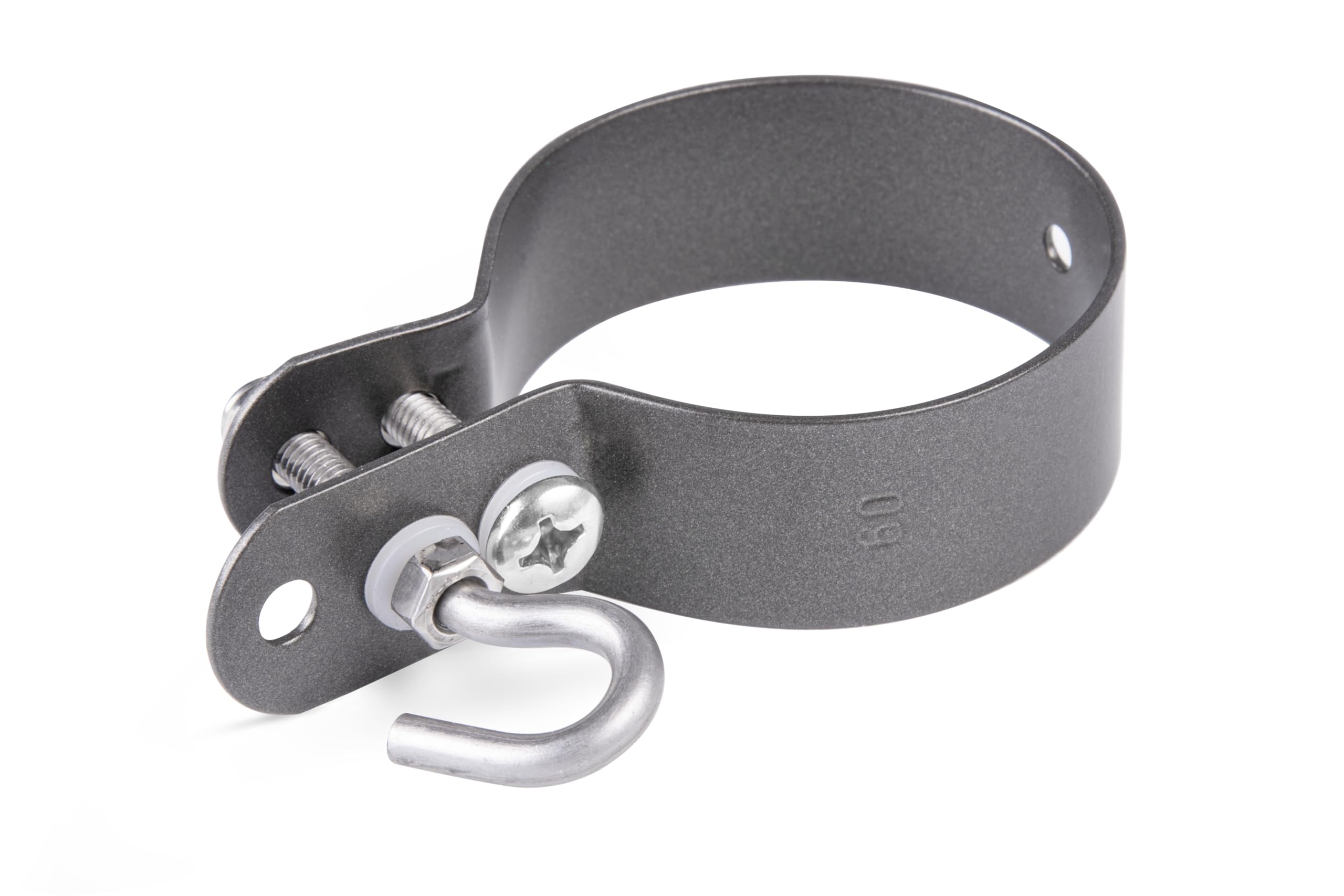 Alberts 655679 Clamp for Braid Tension Rods Galvanised Anthracite Metallic Clamp Diameter 60 mm