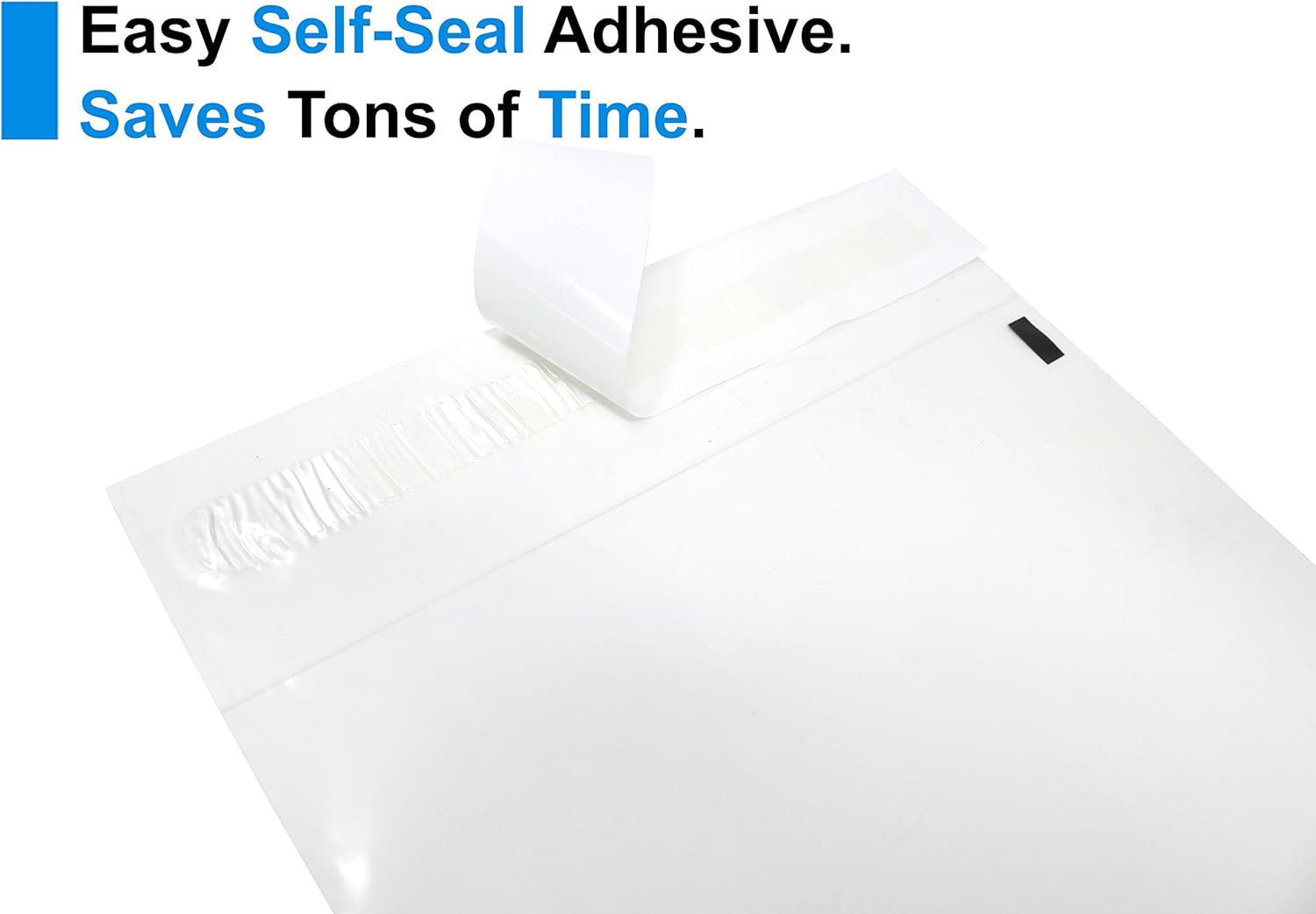 Spartan Industrial - 12” X 18” (200 Count) Self Seal Clear Poly Bags with Suffocation Warning for Packaging, Clothes & FBA - Permanent Adhesive : Office Products