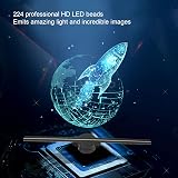 AMONIDA 3D Hologram Fan WiFi Projector 224 LED 2000x224 Custom Arrangement UK view 4