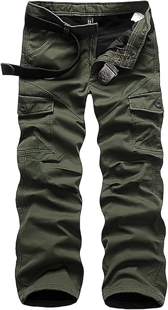 mens lined cargo trousers