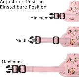 HEELE No-Pull Dog Harness Floral Pink Small Reflective Front Back Leash Clips view 6