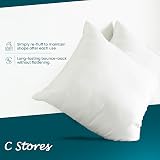 C Stores 18 x 18 Inch Cushion Pads Pack of 4 Hollowfibre Inners for Indoor view 9