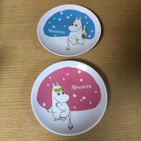 Amazon Co Jp ムーミンミニストップクリスマスプレート二枚セットfむーみん みいすなふきん ホビー