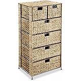 TW24 Kesper Regal mit Schubladen - Schubladenschrank - Bambus Regal