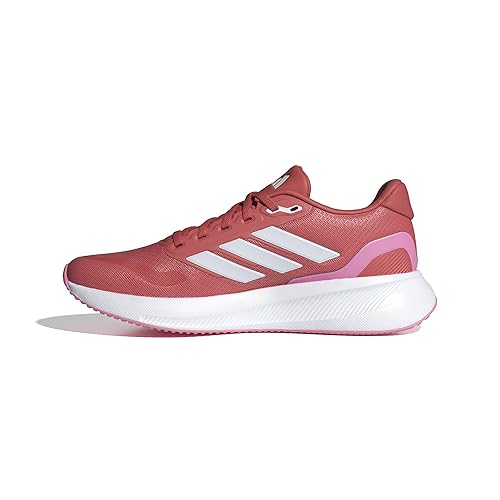 adidas Women's Runfalcon 5 Running Shoes, Better Scarlet/Cloud White/Bliss Pink, 7 UK