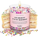 Birthday Cake Scented Candle, Natural Soy Candle with Birthday Cake & Buttercream Notes, Aromatherapy for Relaxation, Unique Candles Gifts for Women, 60-Hour Burn Time - Candier by Ryan Porter