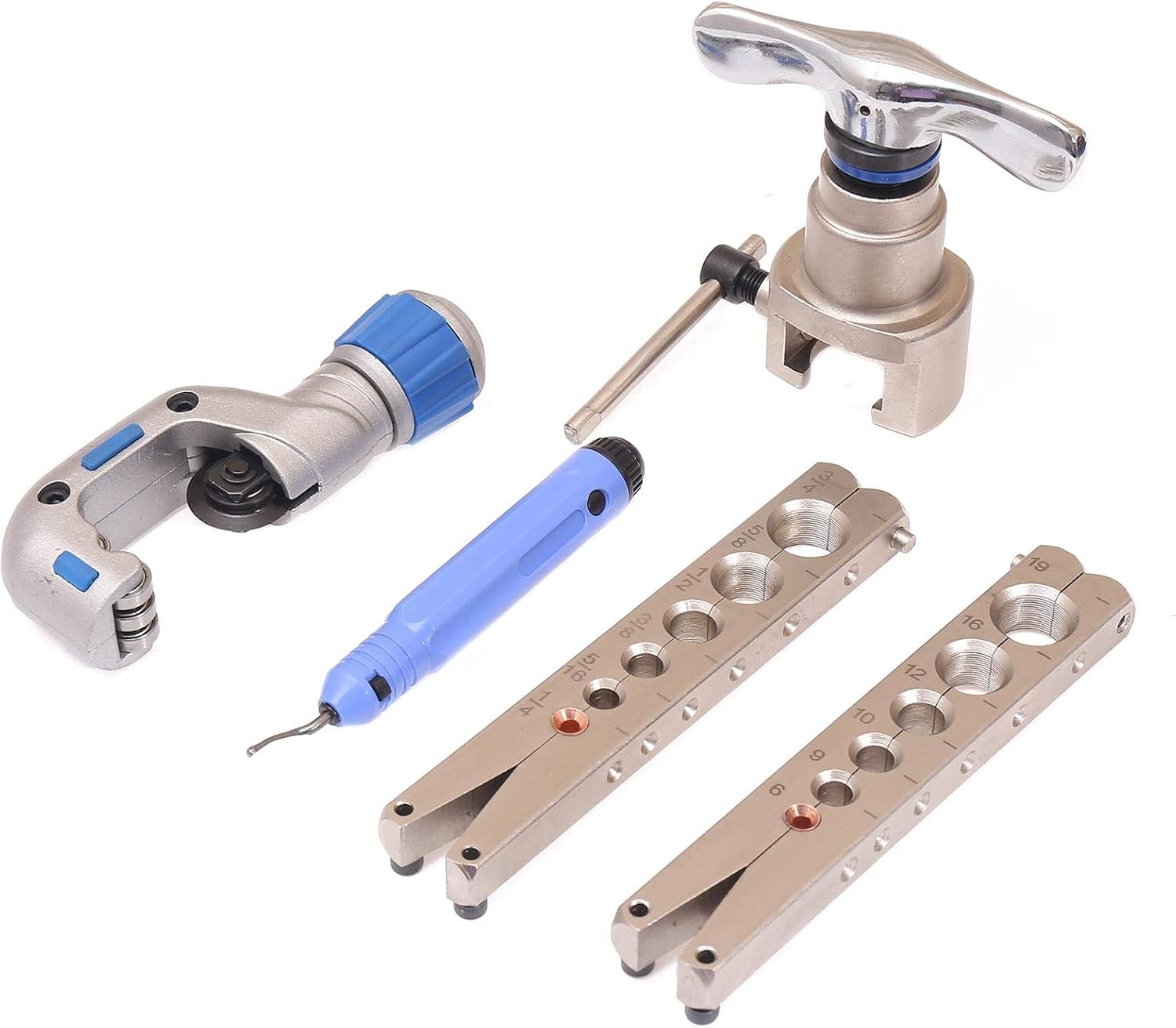 KATSU Metric & Imperial Flaring Tool Kit 45 Degrees Eccentric Cone ...