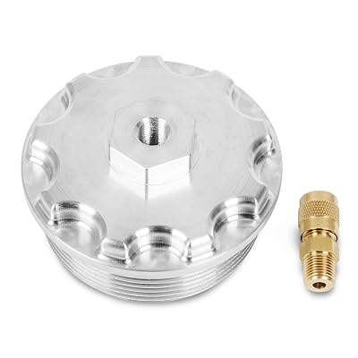 thumbnail image 2 of Partsflow Fuel Filter Cap Cover For Ford 6.0L Powerstroke F250 F350 F450 F550 Excursion 2003-2010 2 of 5