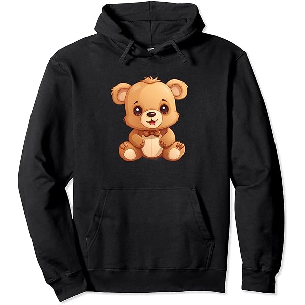 Amazon.com: Cute Teddy Bear I Kids Teddy Pullover Hoodie