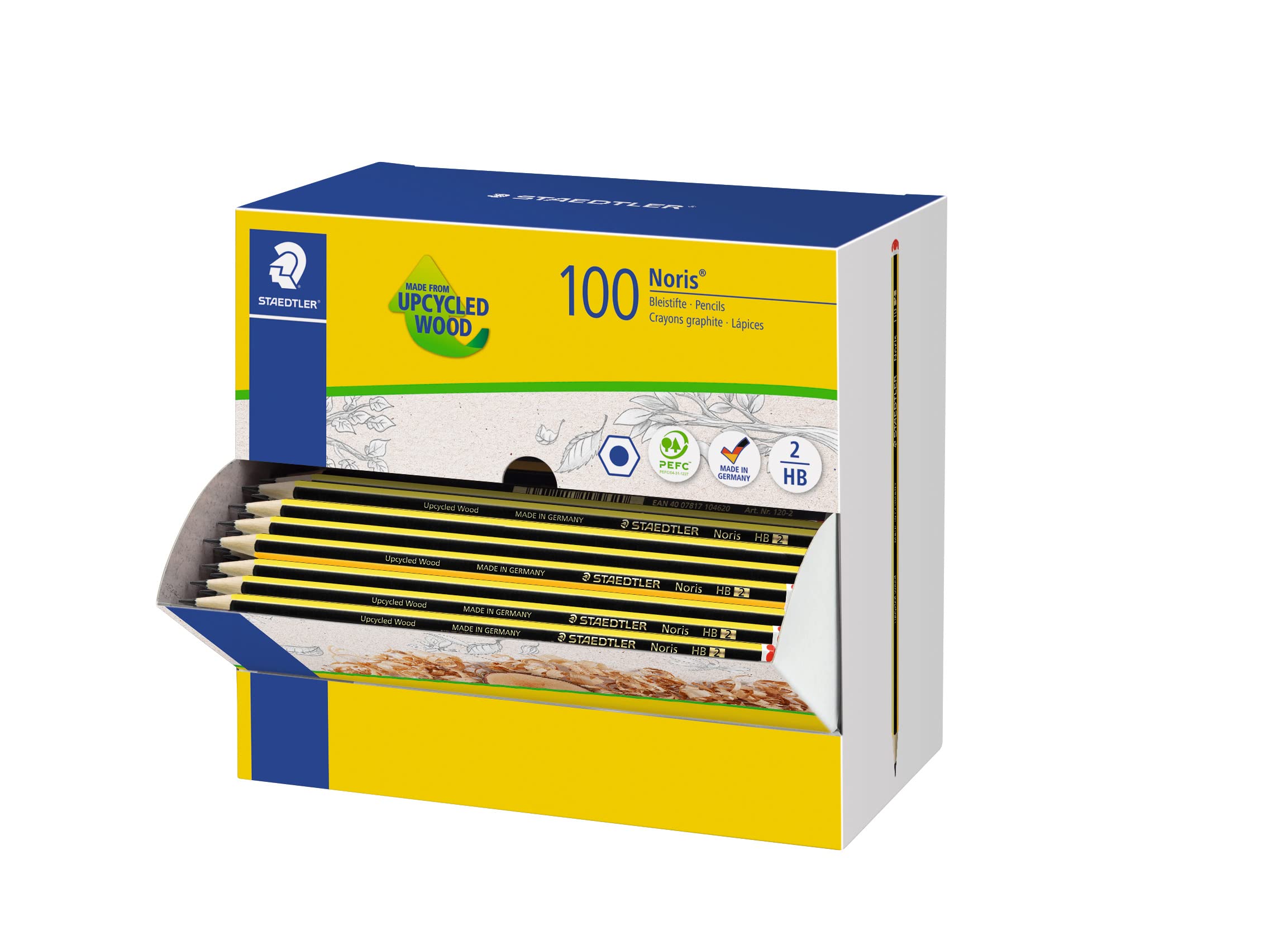 Staedtler Pencil - Bulk Packs Pencil without eraser tip. 100 Bleistifte Black