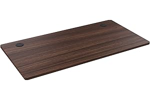 Hi5 Rectangular Tabletop for Home Office Workstation Walnut Color-Tabletop Only(120 X 60 Cm) 1 count