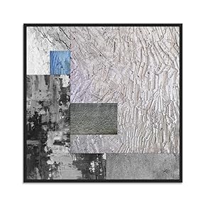 SIGNWIN Framed Canvas Wall Art Texture Painting Canvas...