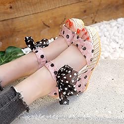 Gibobby Espadrilles for Women Wedge,Flat Wedge Lace