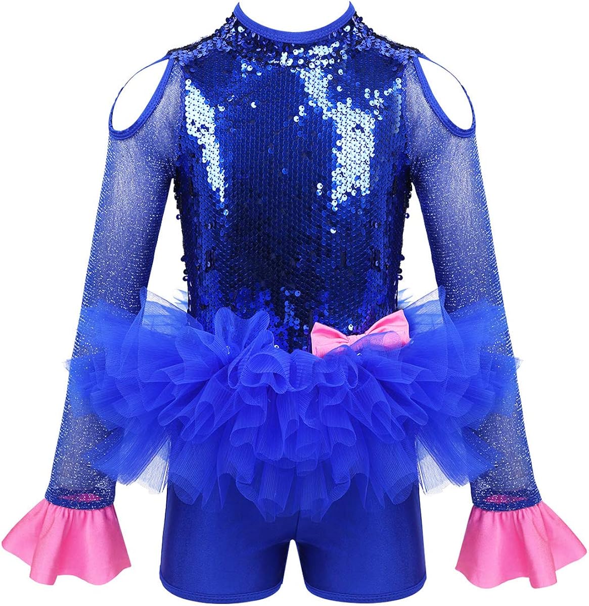 Ranrann Enfant Garçon Chemise Paillette Ensemble Costume Brillant