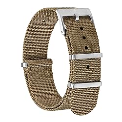 BISONSTRAP Nylon Watch Bands for Men, One-Piece