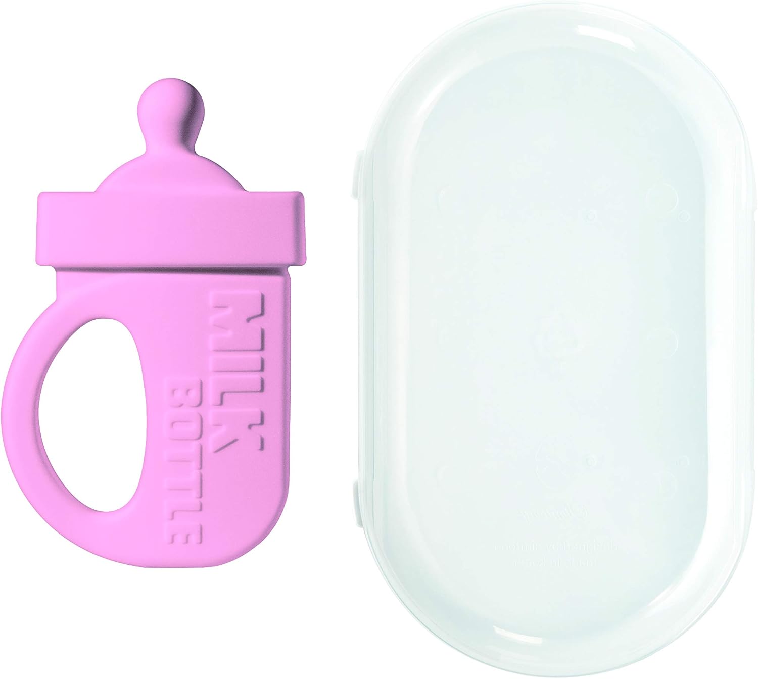 milk bottle teether