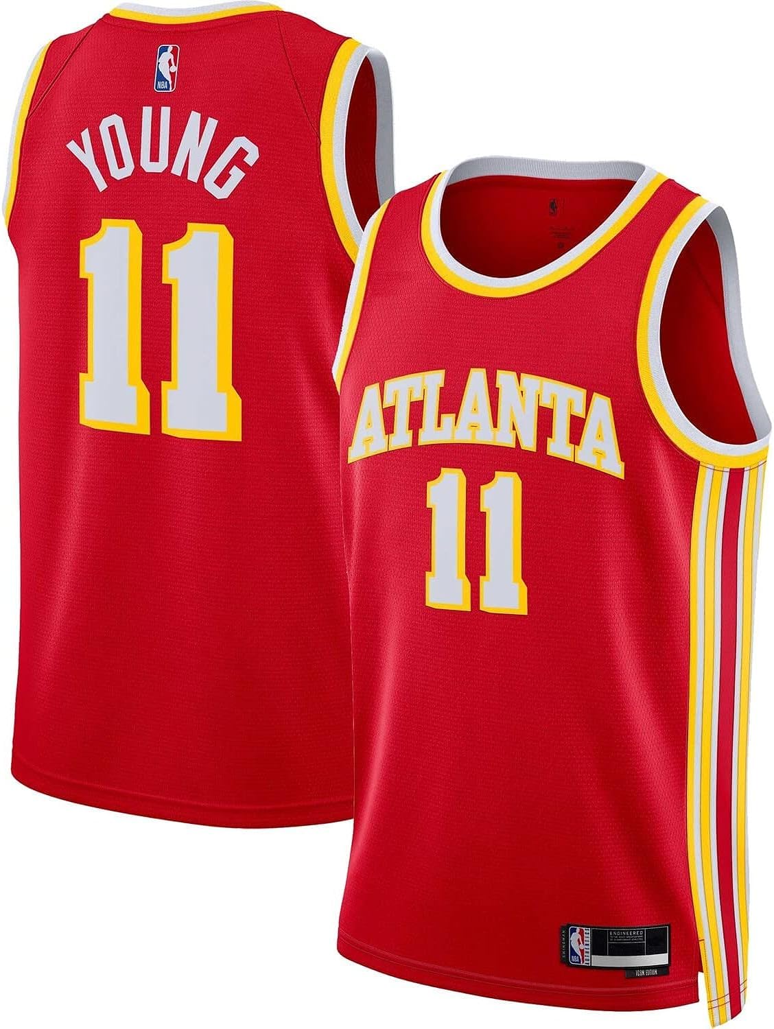 Trae Young Atlanta Hawks NBA Kids Youth 8-20 Red