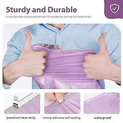 Fuxury Poly Mailers 10x13 Inch 100 Pcs, Waterproof