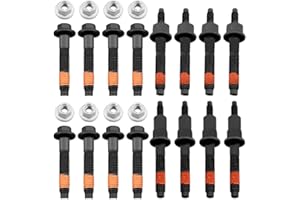 VELVETUNVILLAY Exhaust Manifold Hardware Kit 6507746AA Fit for Chrysler Aspen/Dodge Dakota Durango Ram/Jeep Grand Cherokee Commander/Mitsubishi Raider Replace 6505257AA 650433