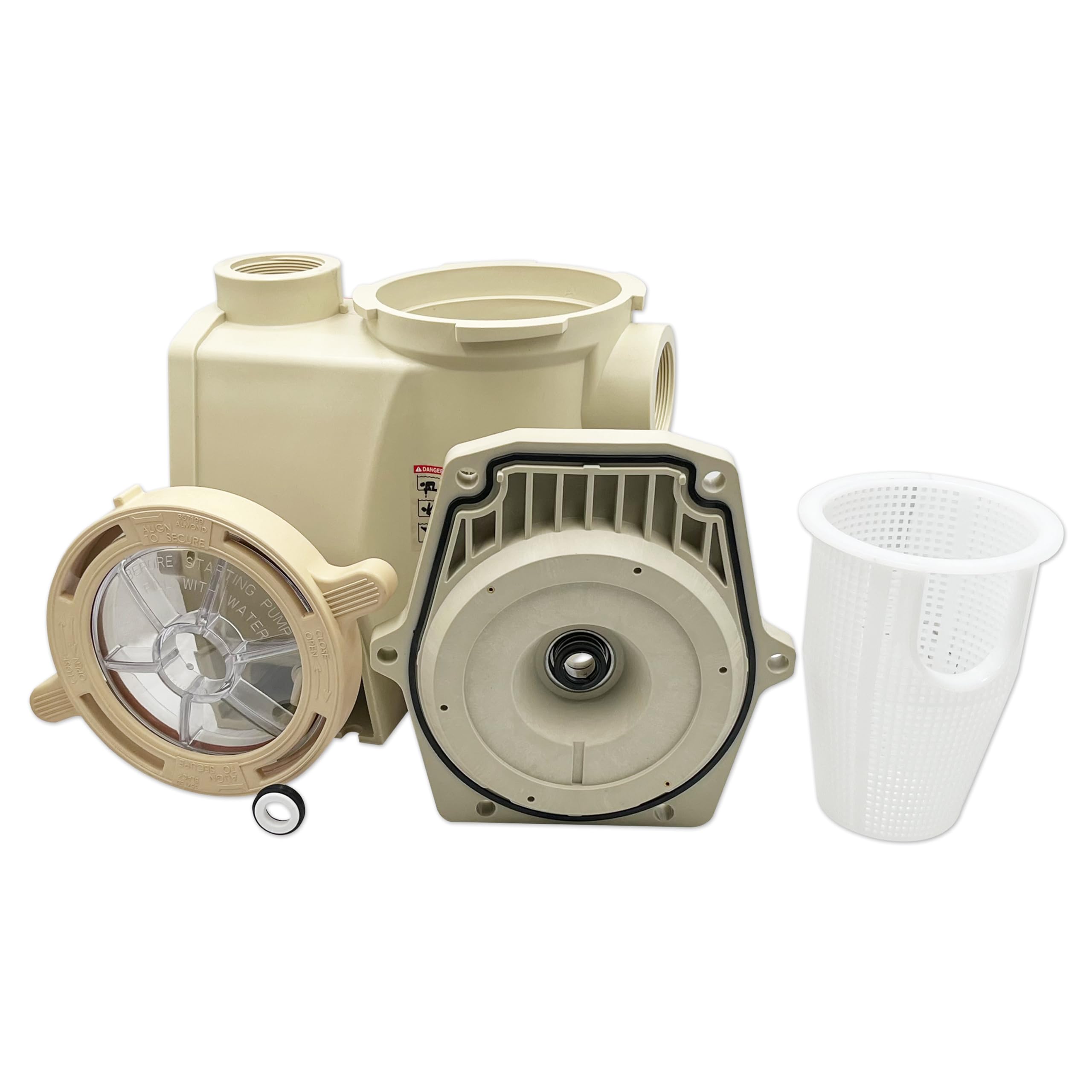 Photo 1 of 357149 Volute Kit Replacement for WhisperFlo, IntelliFlo VF, VS 3050, VS-SVRS Pool and spa inground Pump,Include Seal Plate,Basket,Clamp and Lid.Aftermarket Part.