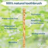 ORINKO Miswak Stick x6 - Organic Wooden Toothbrush for Fresh Breath view 2