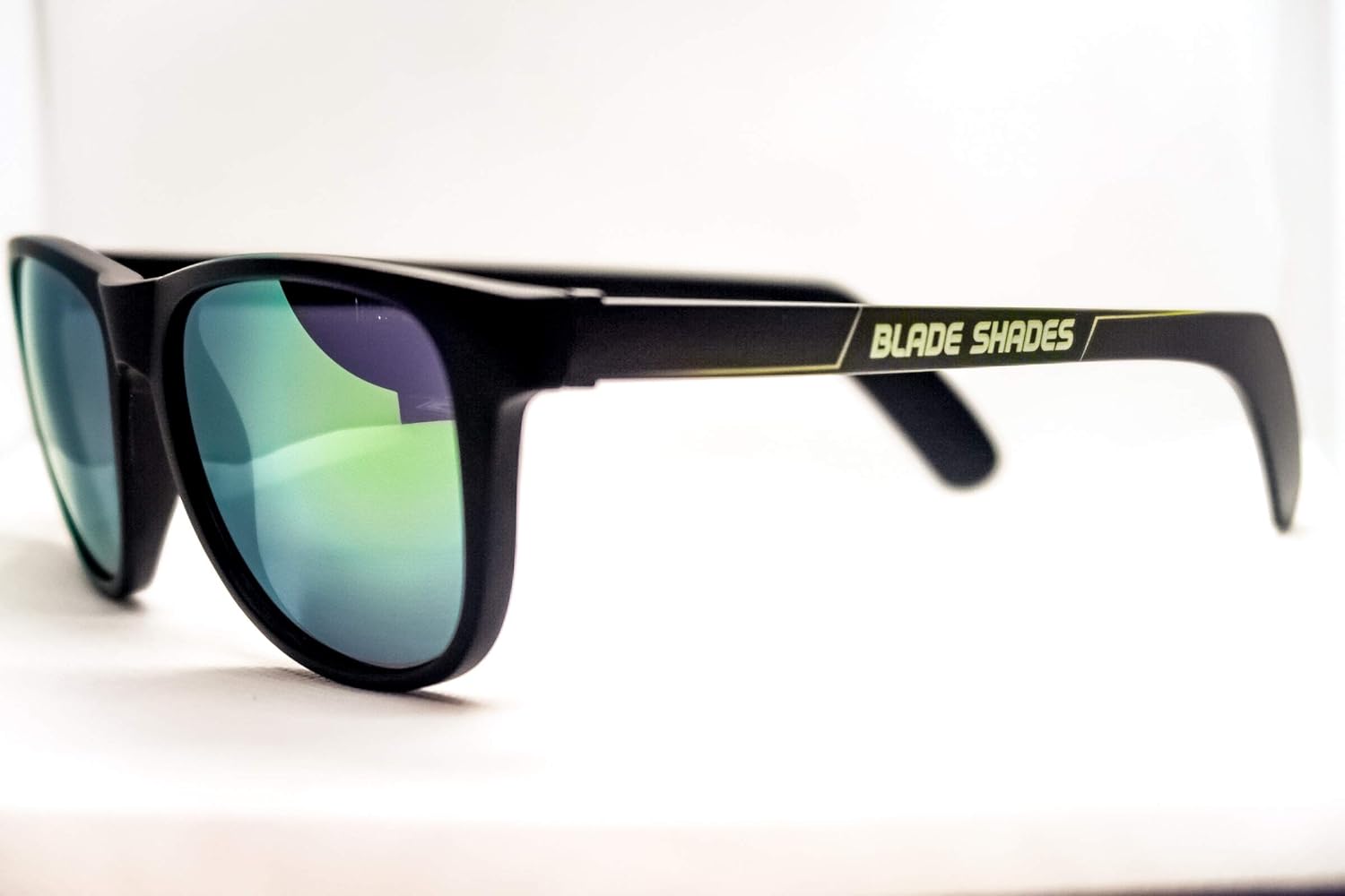 Blade Shades Hockey Stick Sunglasses - Original - 100% UV Protection, Fun Sunglasses for Players and Fans (Red/Black Frame, Red Mirror Lens): Clothing