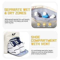 Travel Duffle Bag, Gym Bag with Shoe