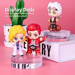 Hewomate Acrylic Round Display Block, 2 Pieces 3 x