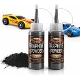 TBTFW Graphite Powder for Locks,Graphite Lubricant,Powdered Graphite-4oz | 3000-Mesh High-Purity Graphite Powder, Suitable for Lubrication of Door Hinges, Axles, and Wheels(2bottles)
