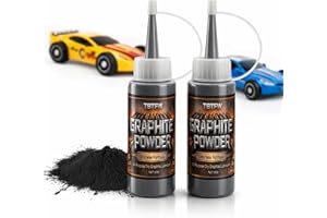 TBTFW 4oz Graphite Powder for Locks, 3000-Mesh High-Purity Graphite Powder, Suitable for Lubrication of Door Hinges, Axles, a