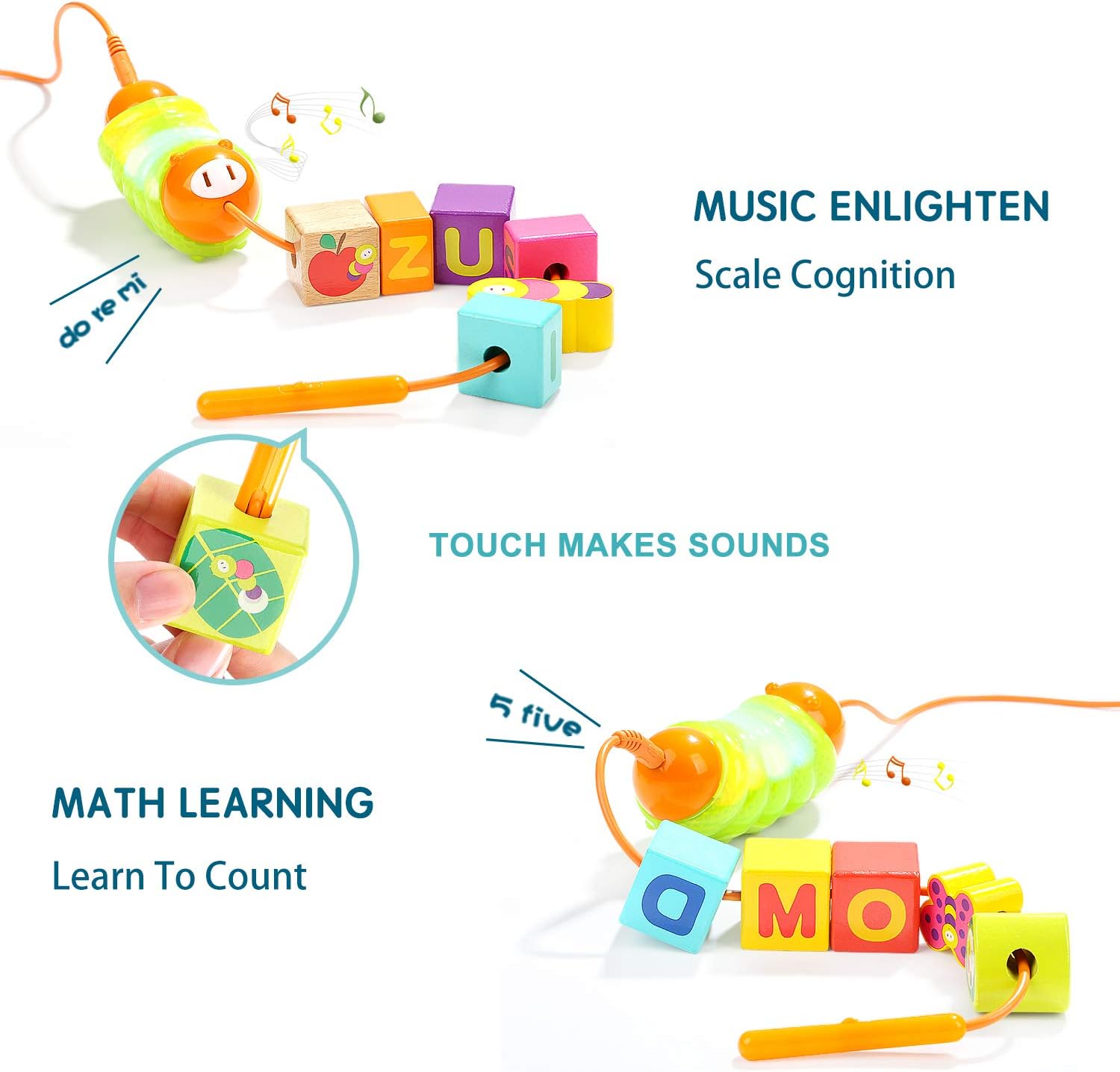 wooden lacing beads for toddlers