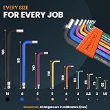 DIY Doctor 10-Piece Torx Key Set T9–T50 with Hole Tips, Color Coded view 6