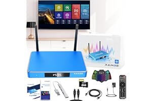 BNTLCV Su.per. Smart. Box S6. Ul. tra. P. ro. M. ax. Remote Control Extenders with 8 Accessories (Blue)