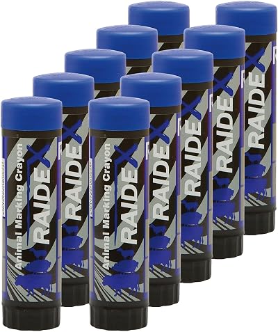Horizont Arndt RAIDEX Raidl Maxi Animal Drawing Pen 10 Pack Blue Livestock ID