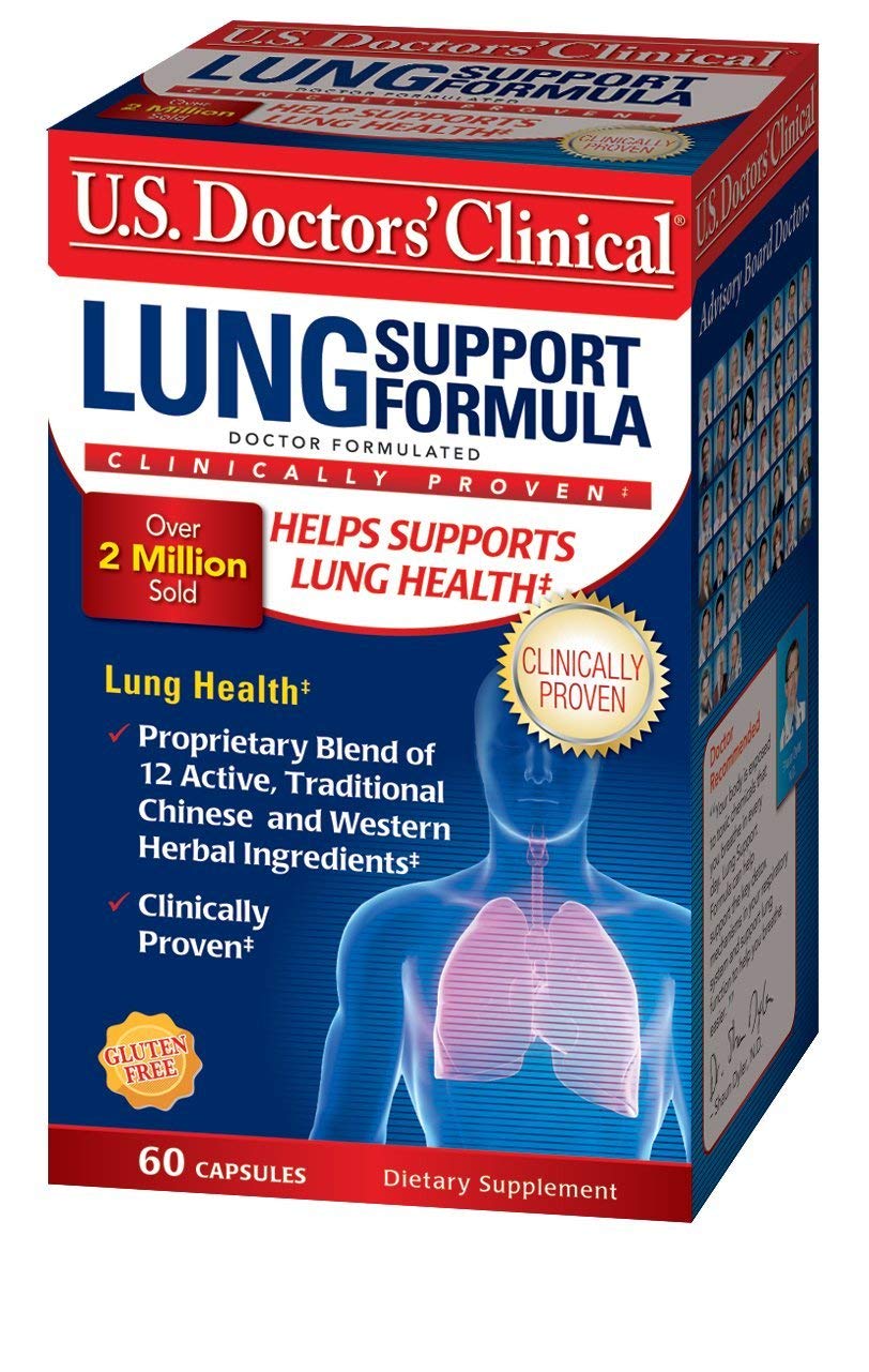 U.S. Doctors' Clinical Lung Support Supplement for Lung and Respiratory