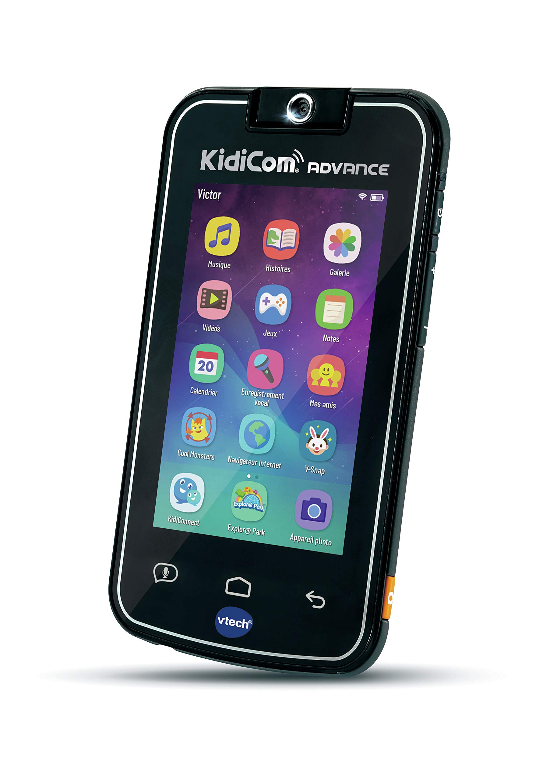 VTech KidiCom Advance Laptop for Children Black, French Version