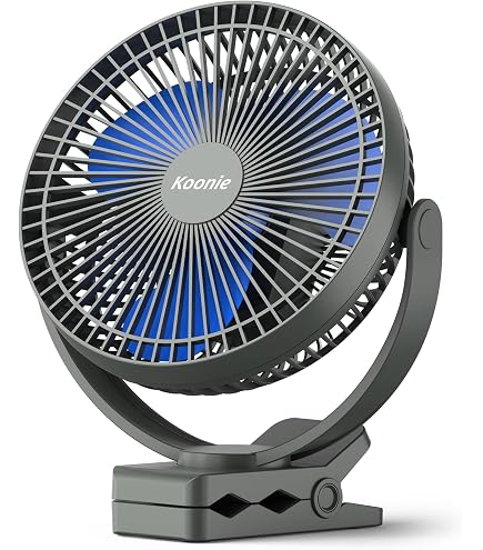Amazon.com: xasla 10000mAh Portable Rechargeable Clip on Fan, 8