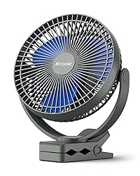 Koonie 10000mAh Rechargeable Portable Fan, 8-Inch