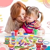 nuoshen 46 Pcs Clay Dough Tool Kit Plastic Modelling Tools Set view 7